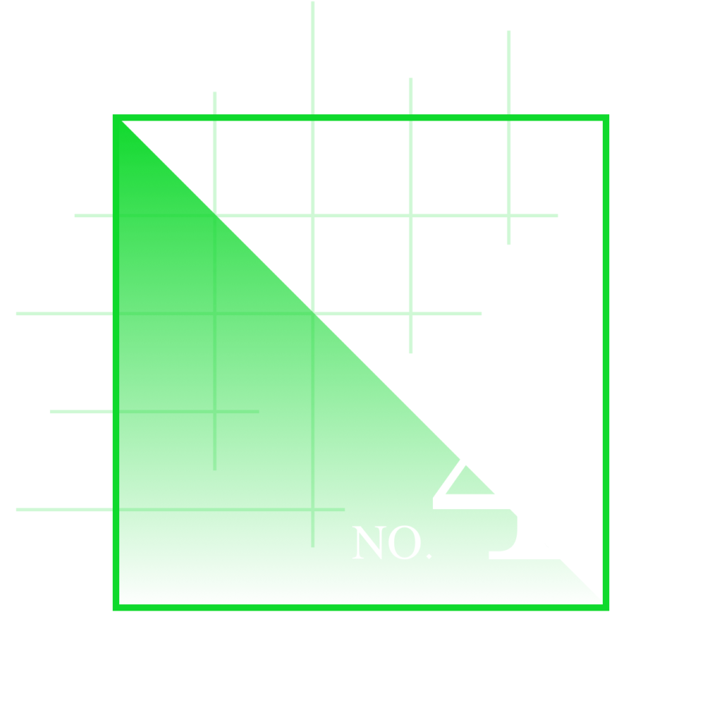 Number 4 Green Square Icon