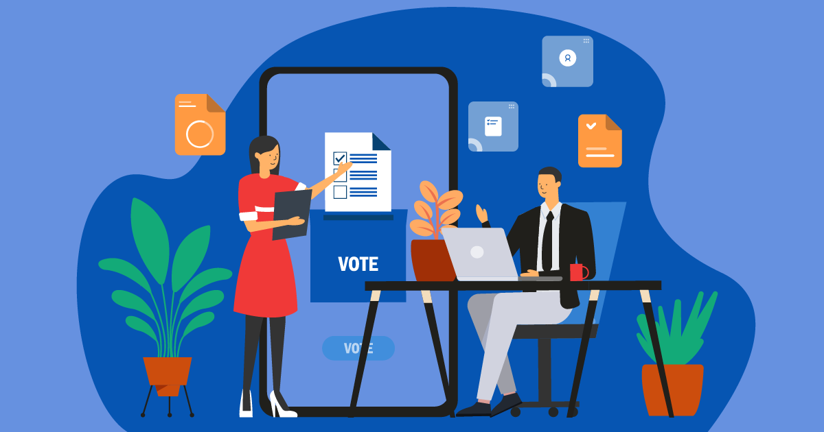 Digital Voting illustration
