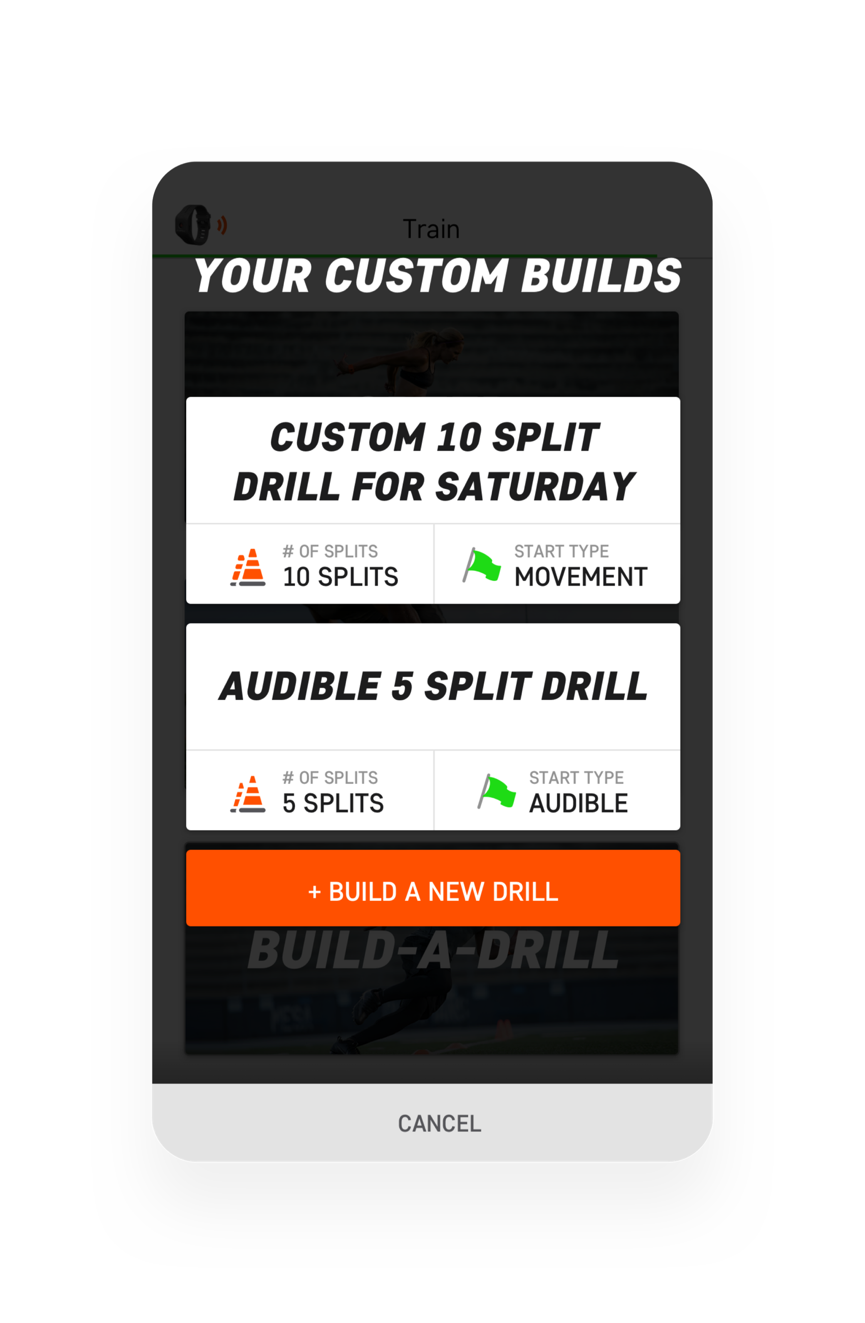 Screenshot of Custom Builds