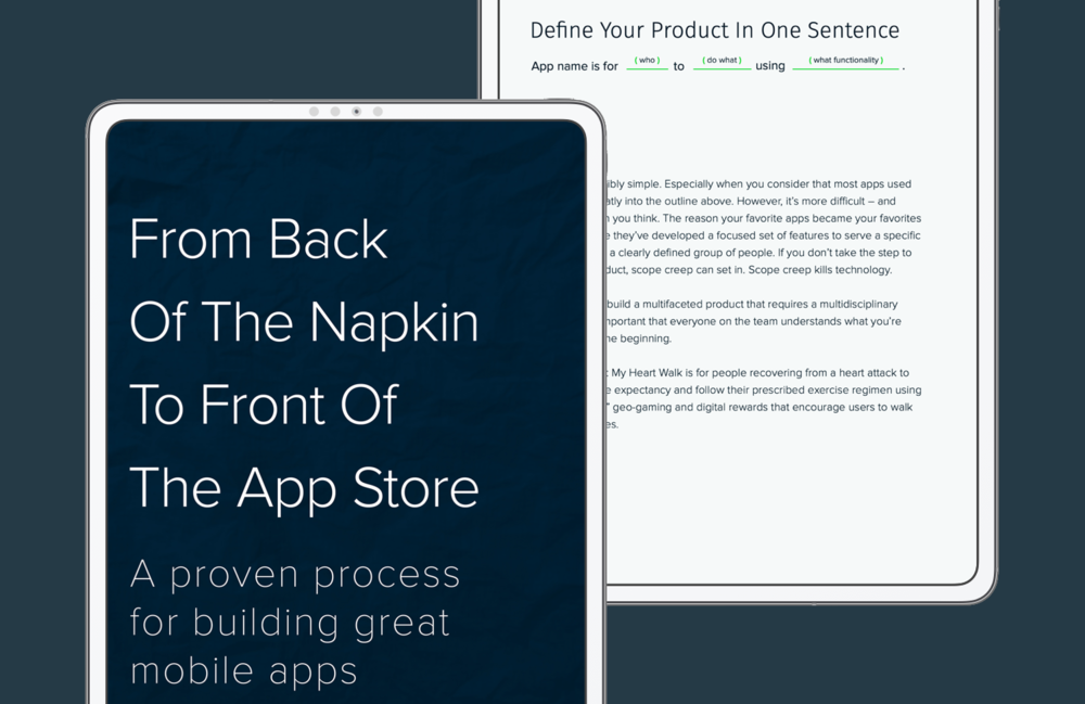 Document Image From Back of the Napkin to Front of the App Store